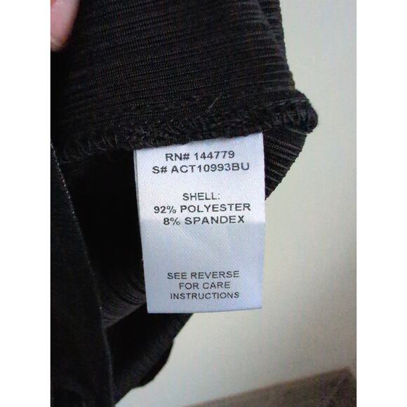 ACOA Buckle Black Metallic Button Up size Medium - Picture 4 of 6